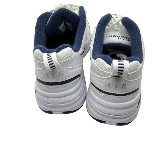 Nike Sneakers Air Monarch IV Mens Athletic Shoes Size 9 White Navy Silver NEW main image 12